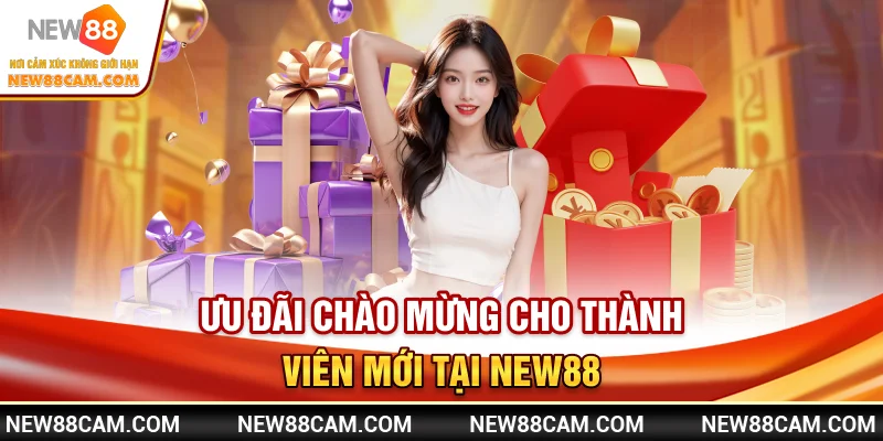 Ưu đãi chào mừng cho thành viên mới tại New88 Ưu đãi chào mừng cho thành viên mới tại New88