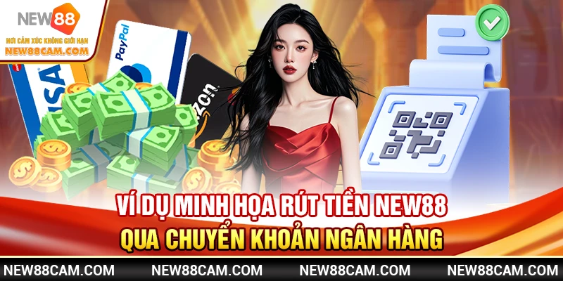Ví dụ minh họa rút tiền New88 qua chuyển khoản ngân hàng Ví dụ minh họa rút tiền New88 qua chuyển khoản ngân hàng